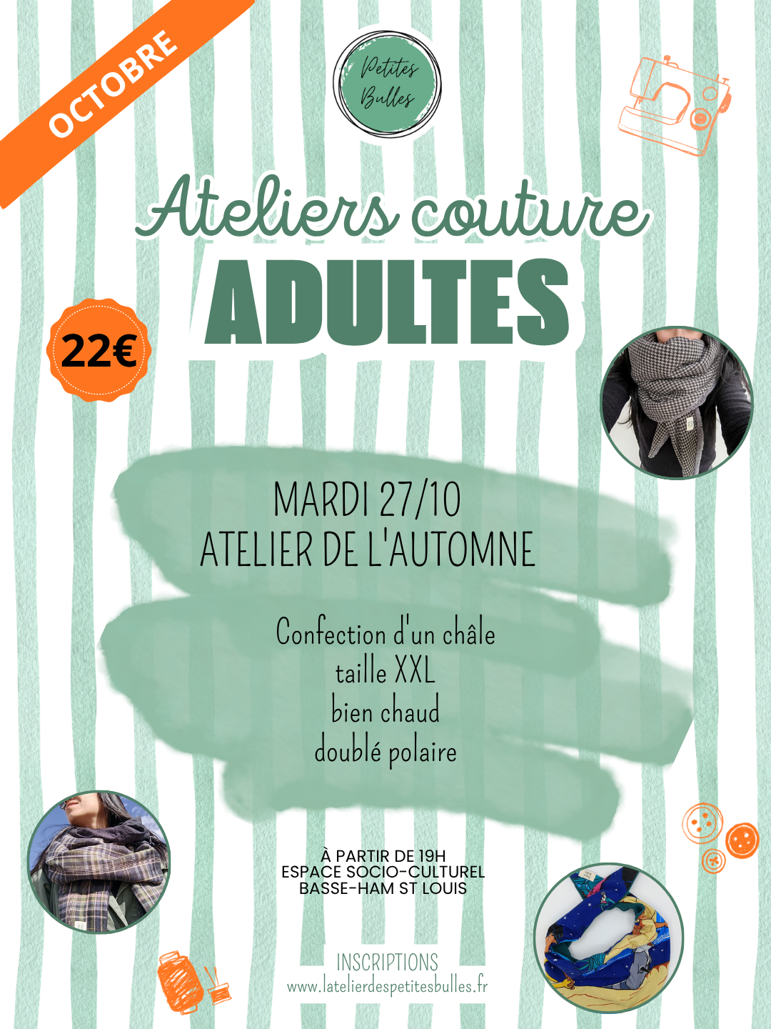 Atelier couture adultes